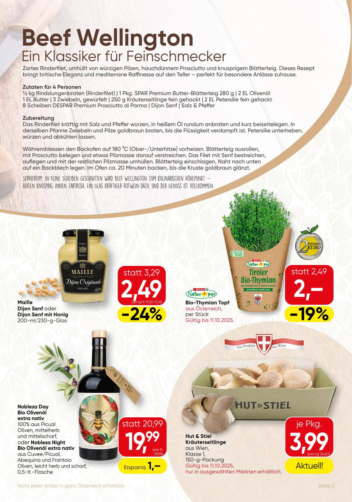 Spar Gourmet flyer page