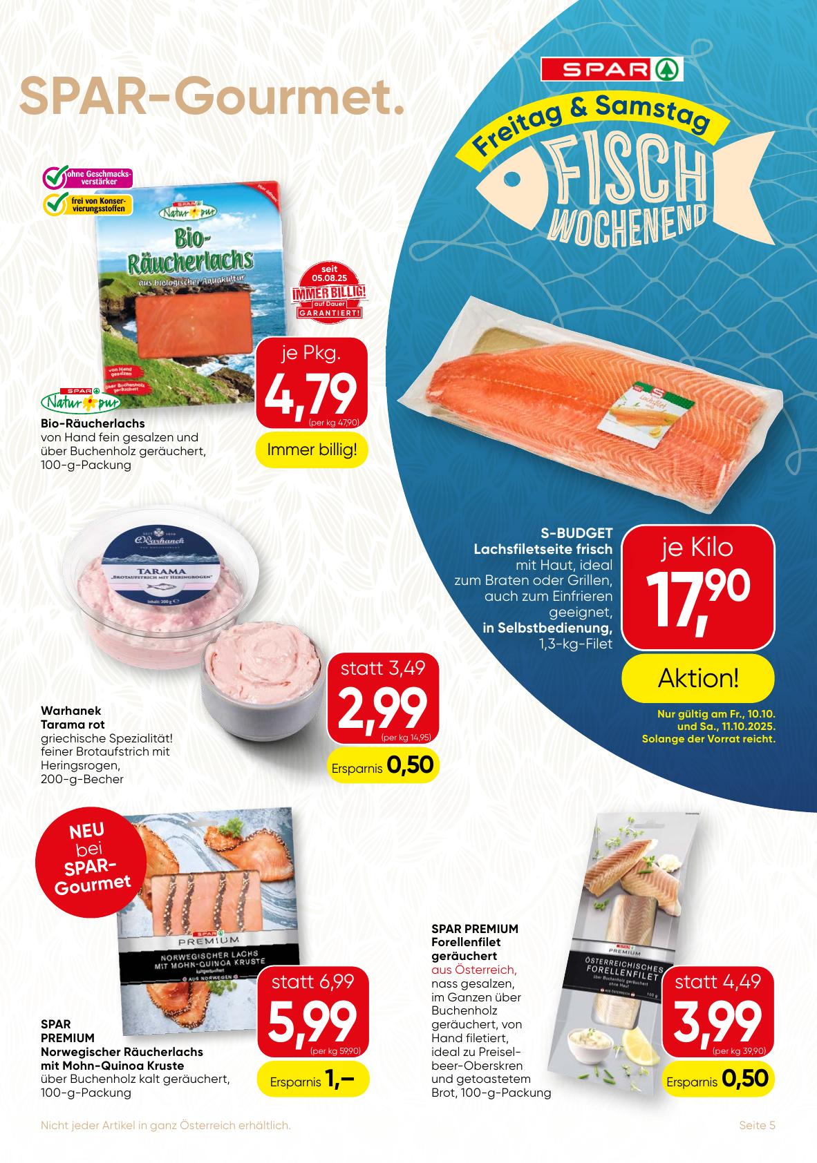 Spar Gourmet flyer page