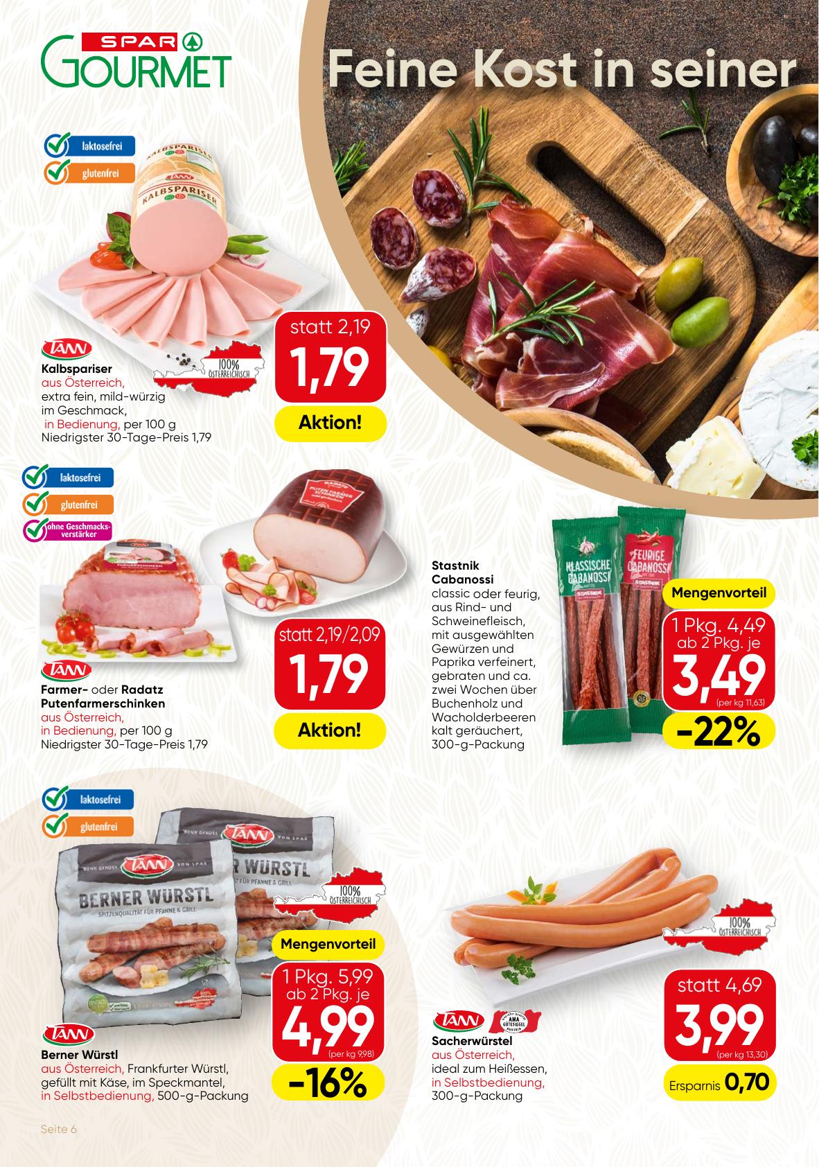 Spar Gourmet flyer page