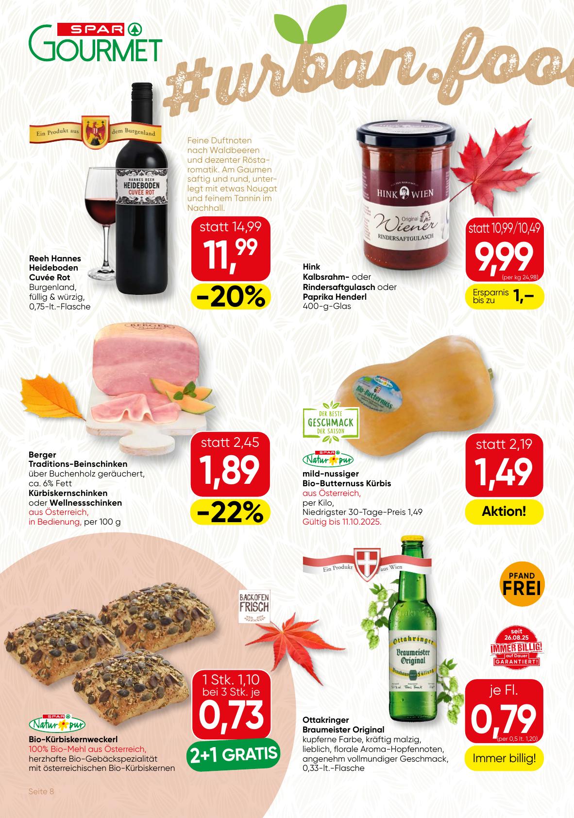 Spar Gourmet flyer page