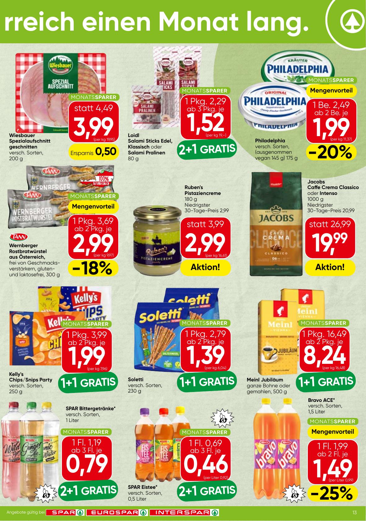 Spar Monatssparer flyer page
