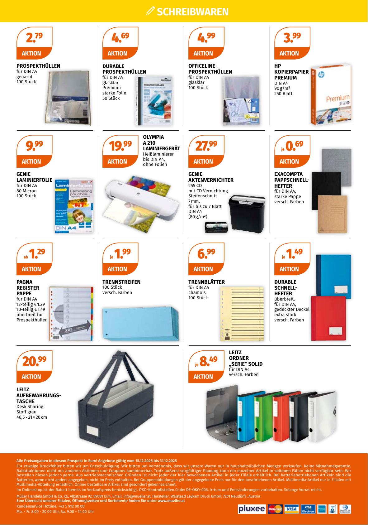 MÃ¼ller flyer page