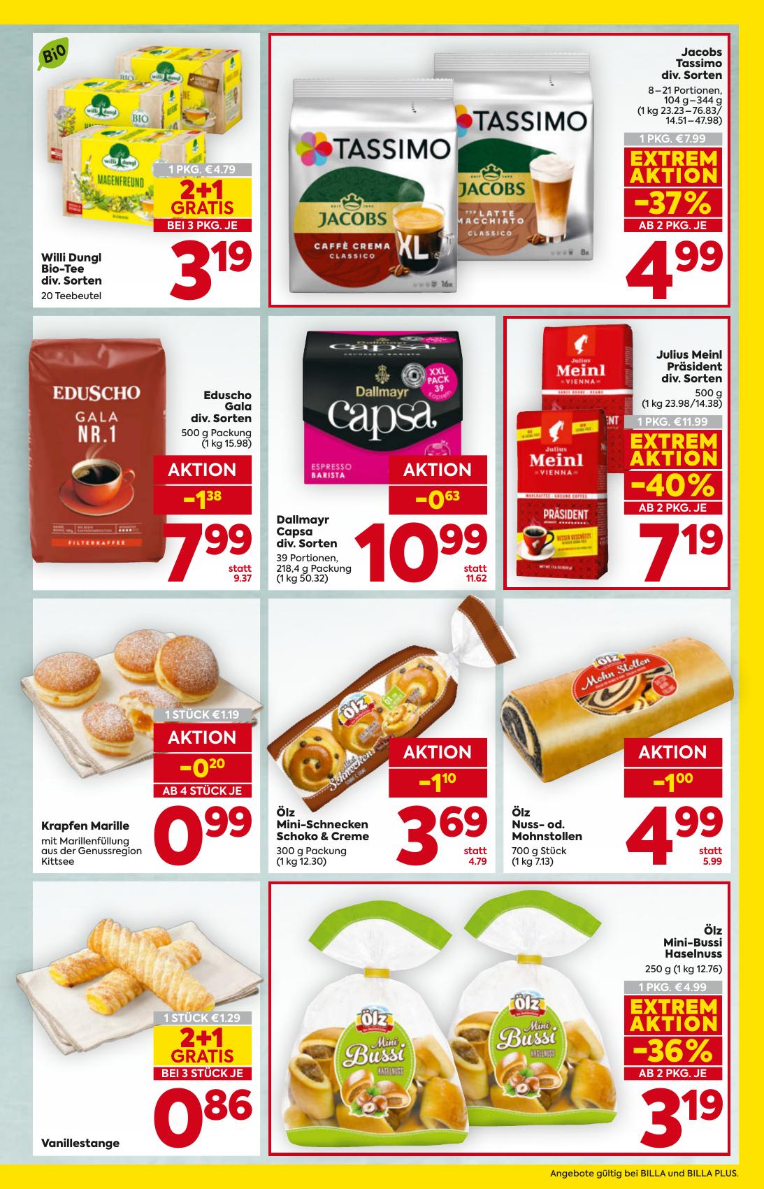 Billa flyer page