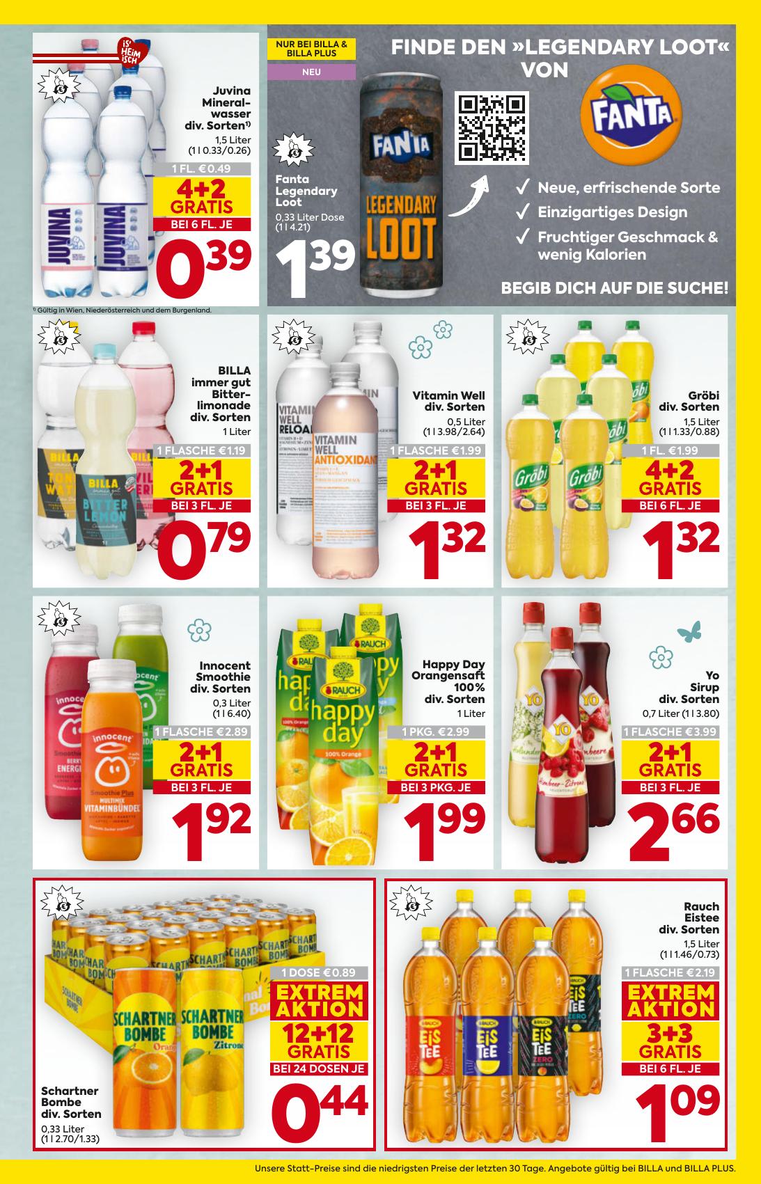 Billa flyer page