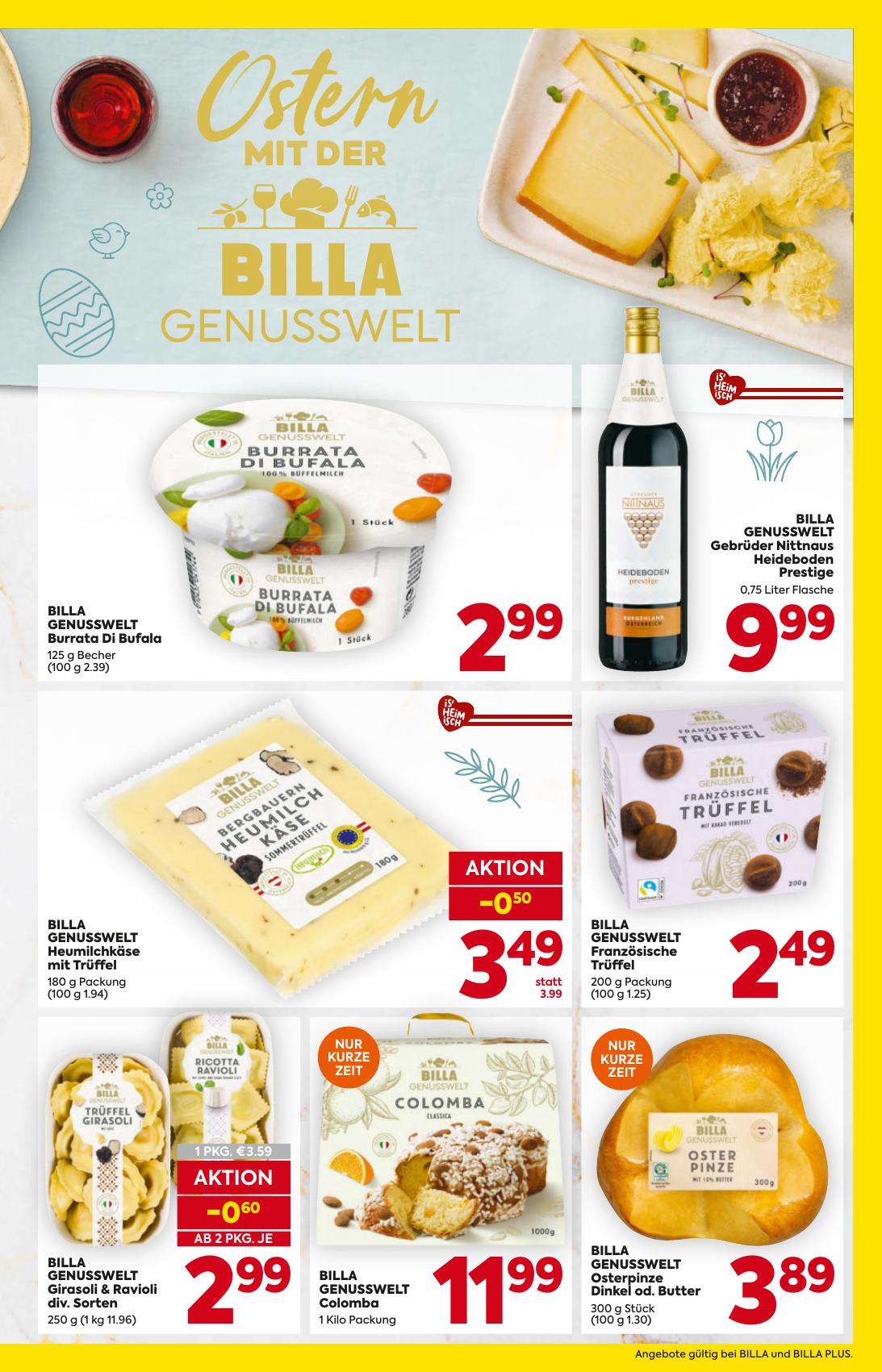 Billa flyer page