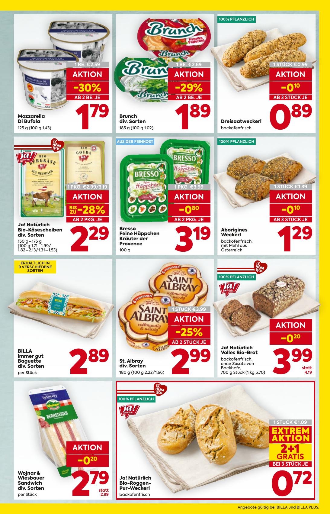 Billa flyer page