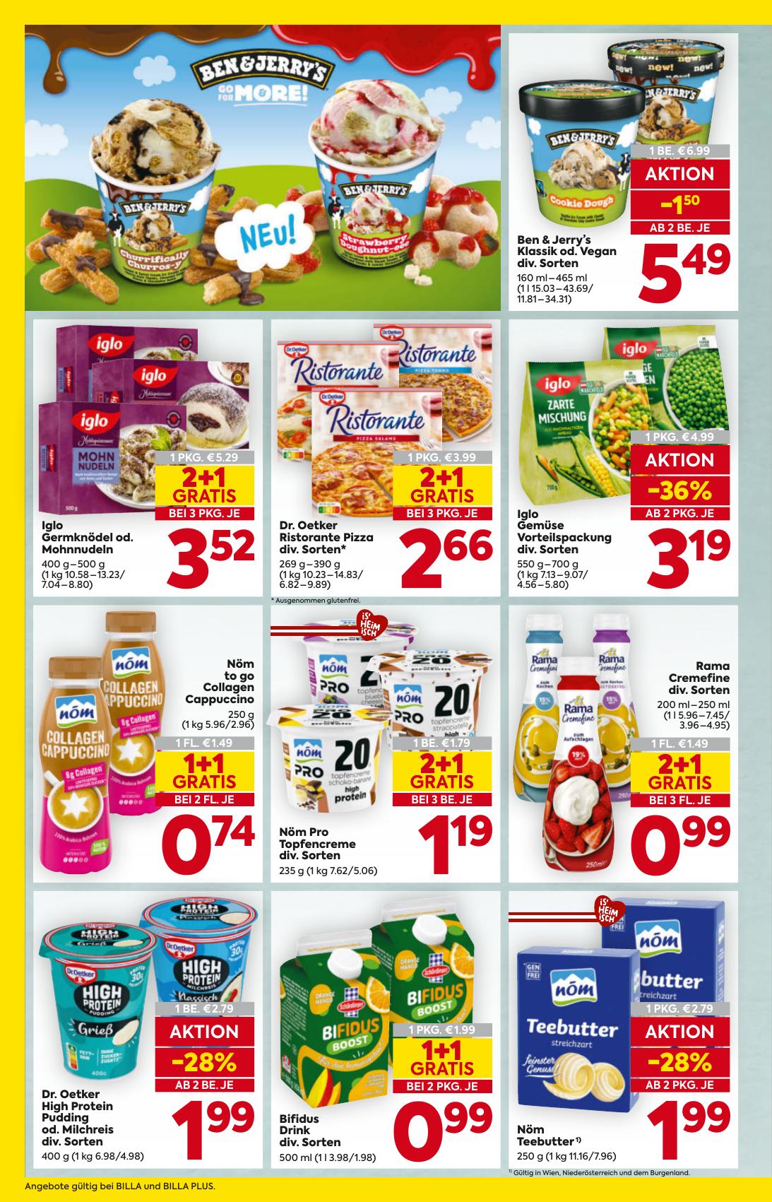 Billa flyer page