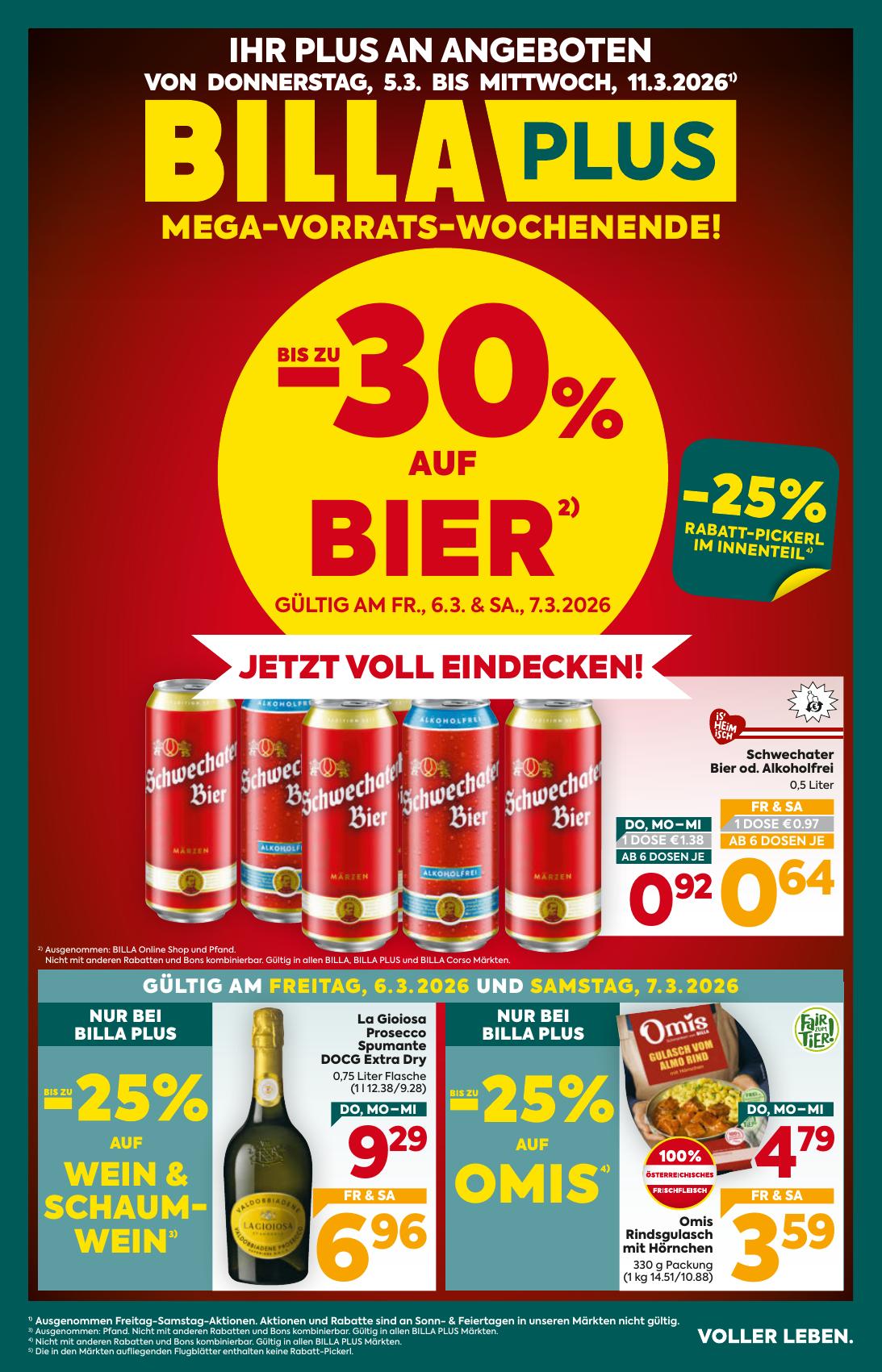Billa Plus flyer page