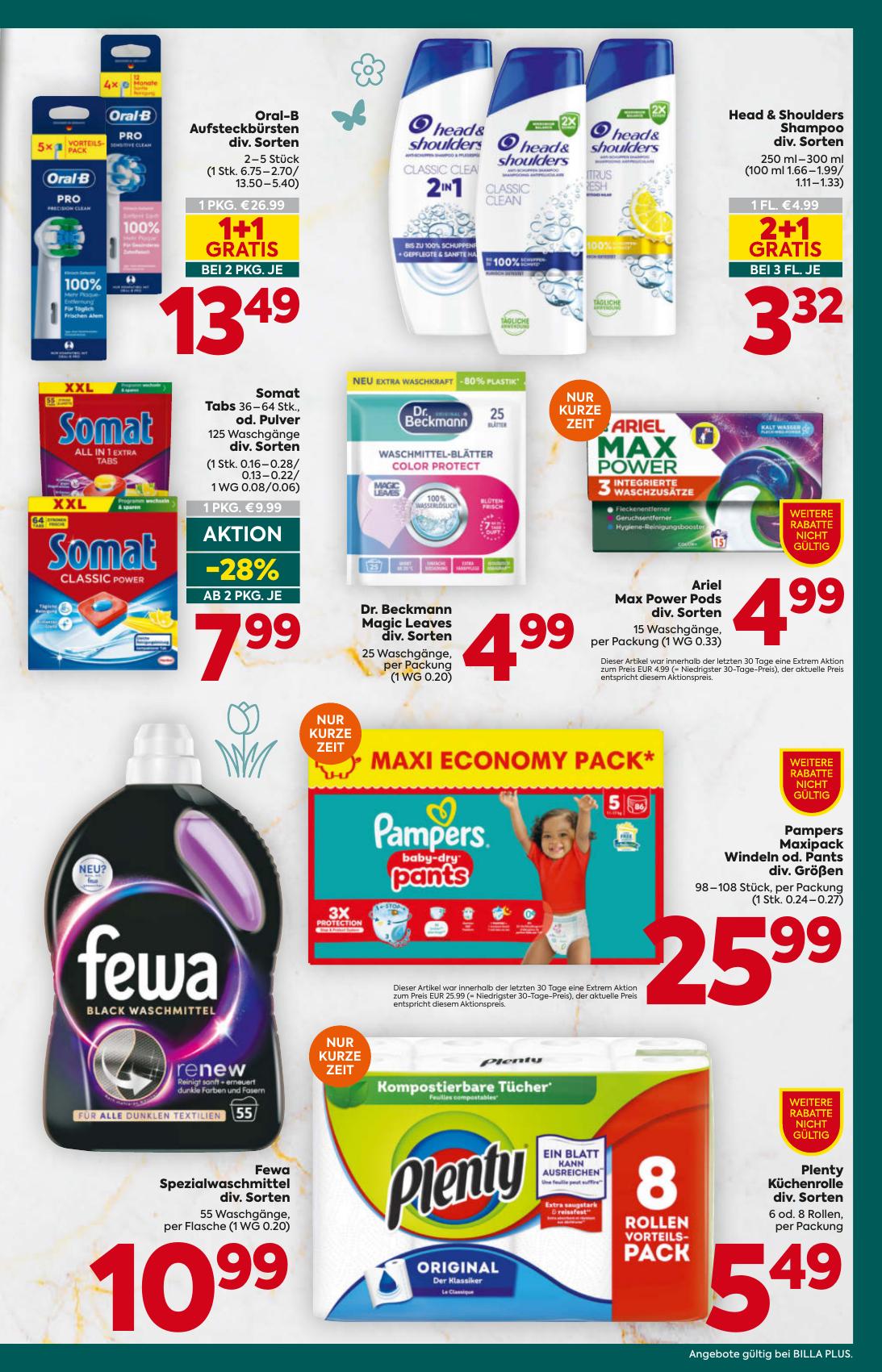 Billa Plus flyer page