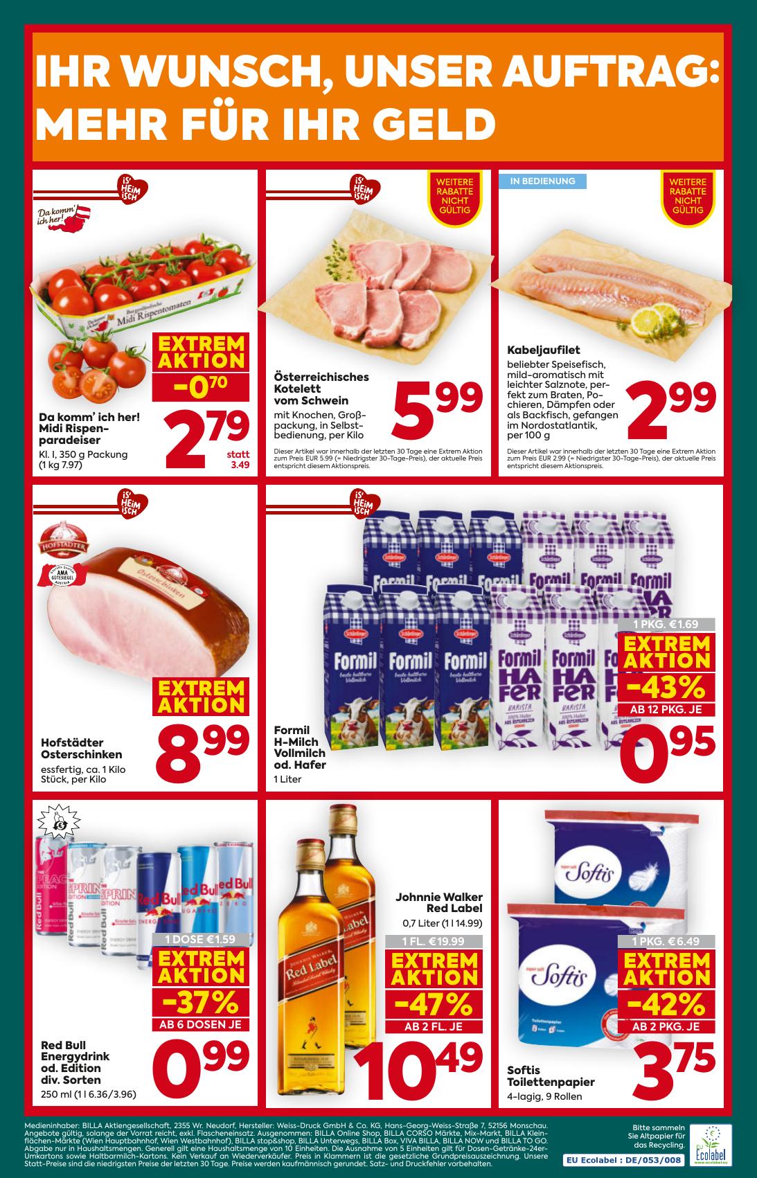 Billa Plus flyer page