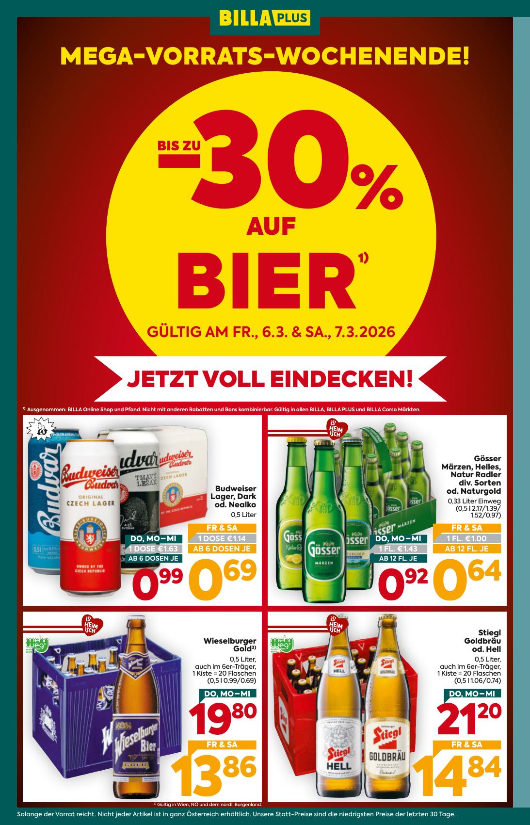 Billa Plus flyer page