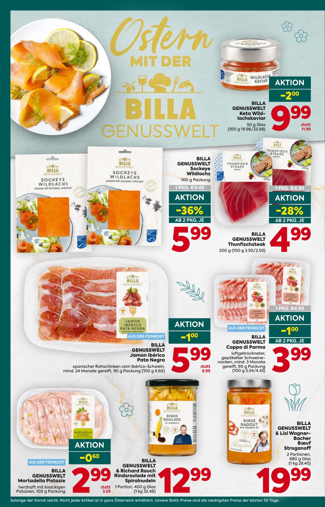 Billa Plus flyer page