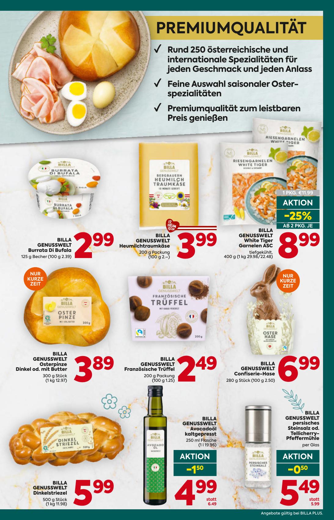 Billa Plus flyer page