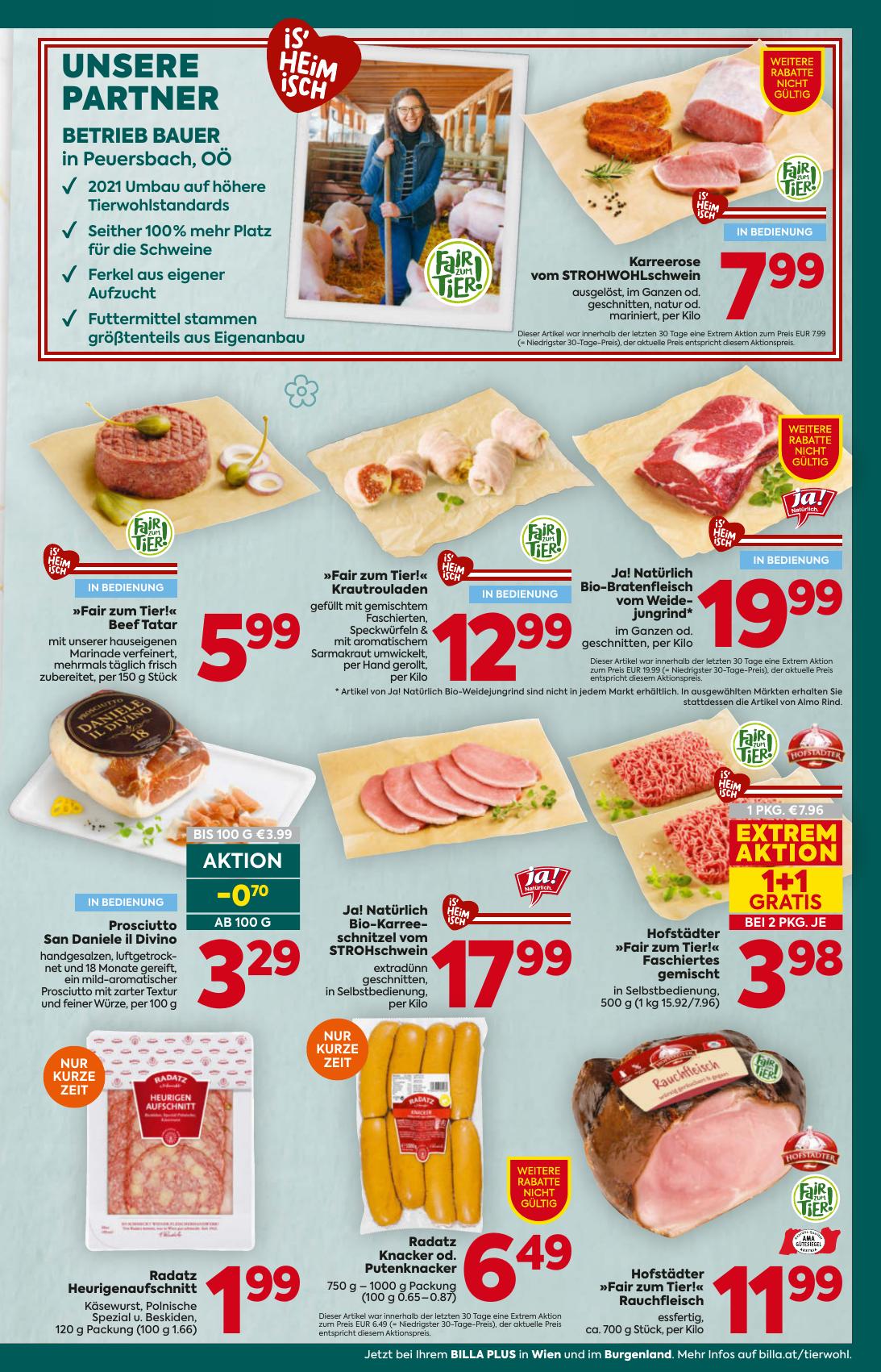 Billa Plus flyer page