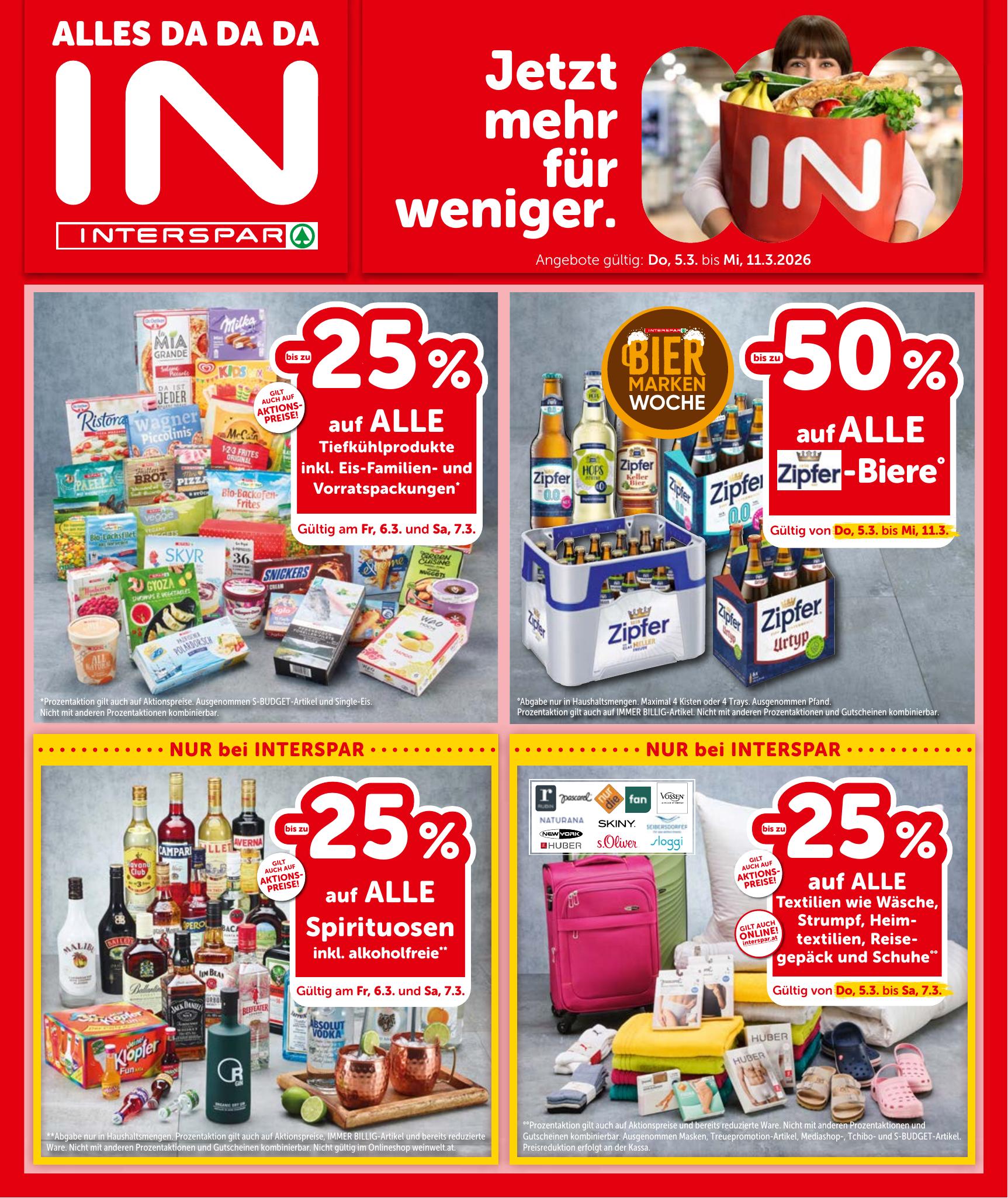Interspar flyer page