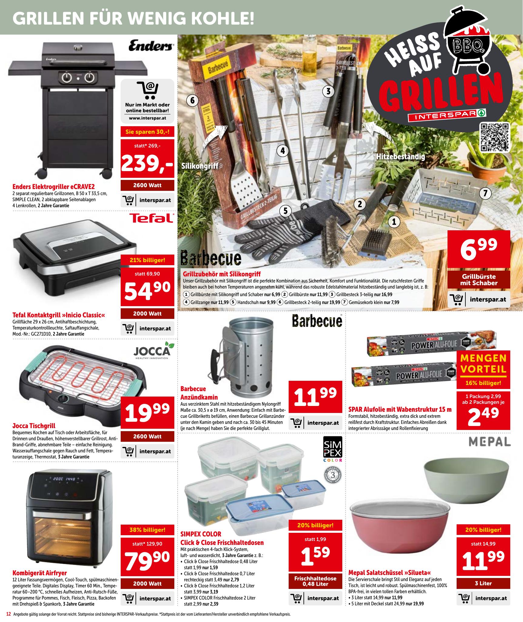 Interspar flyer page