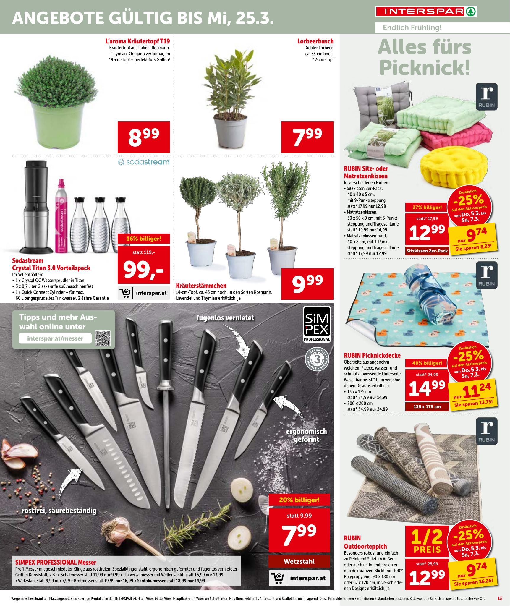 Interspar flyer page