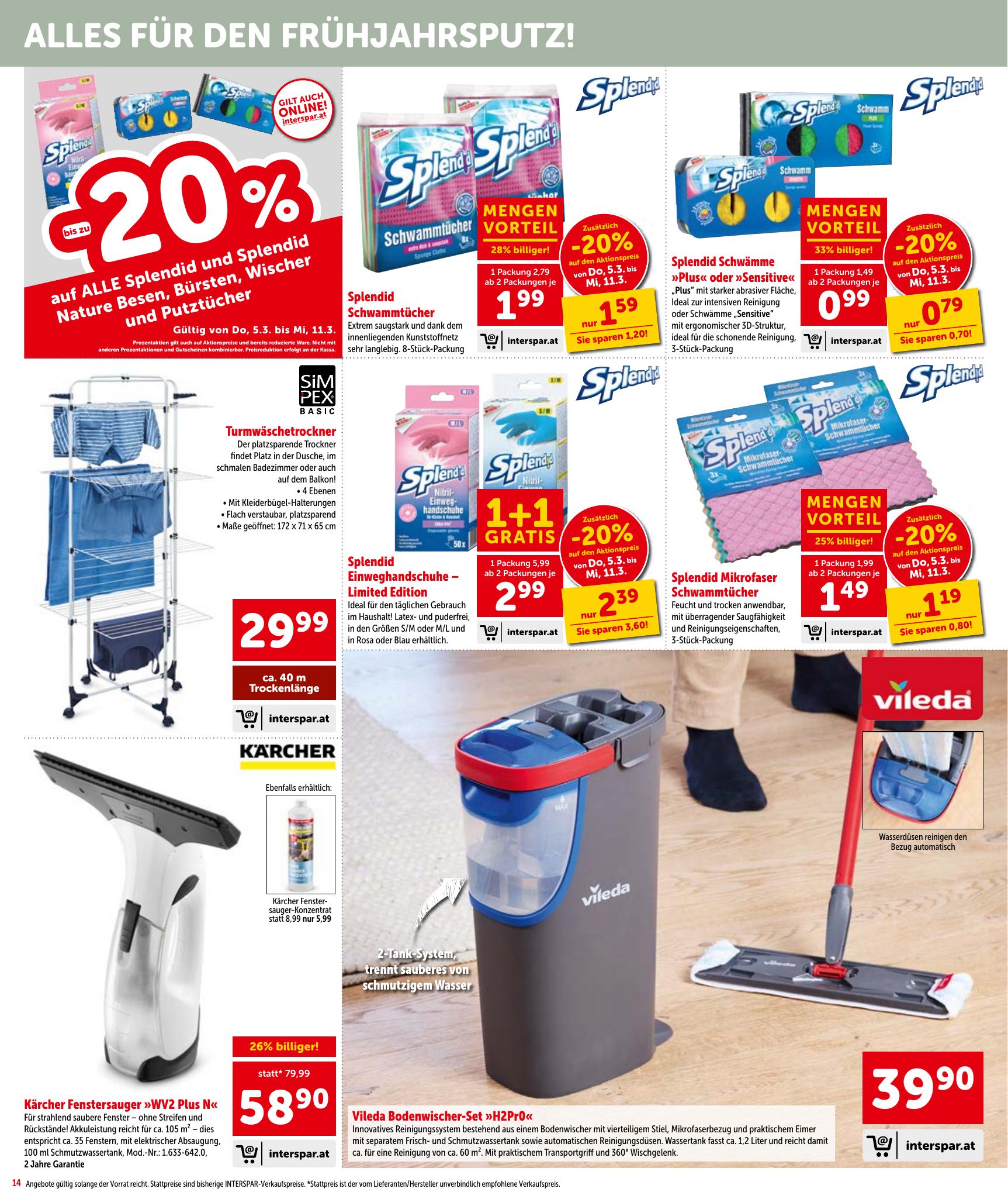 Interspar flyer page