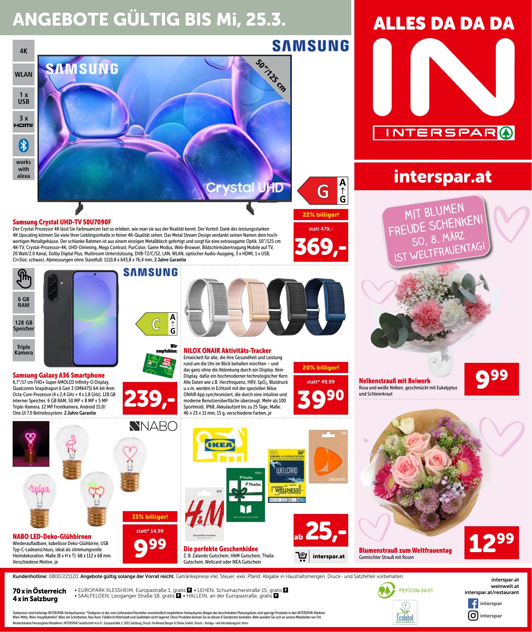 Interspar flyer page