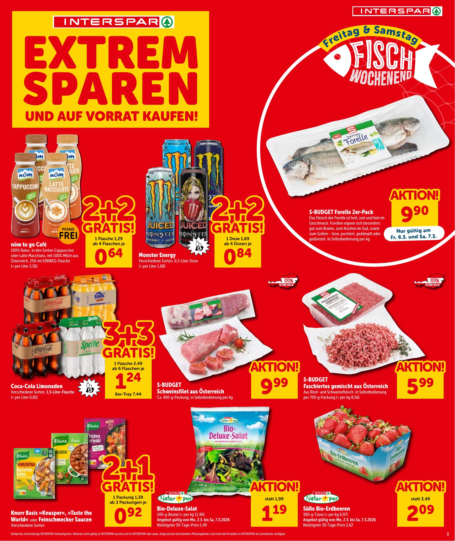 Interspar flyer page