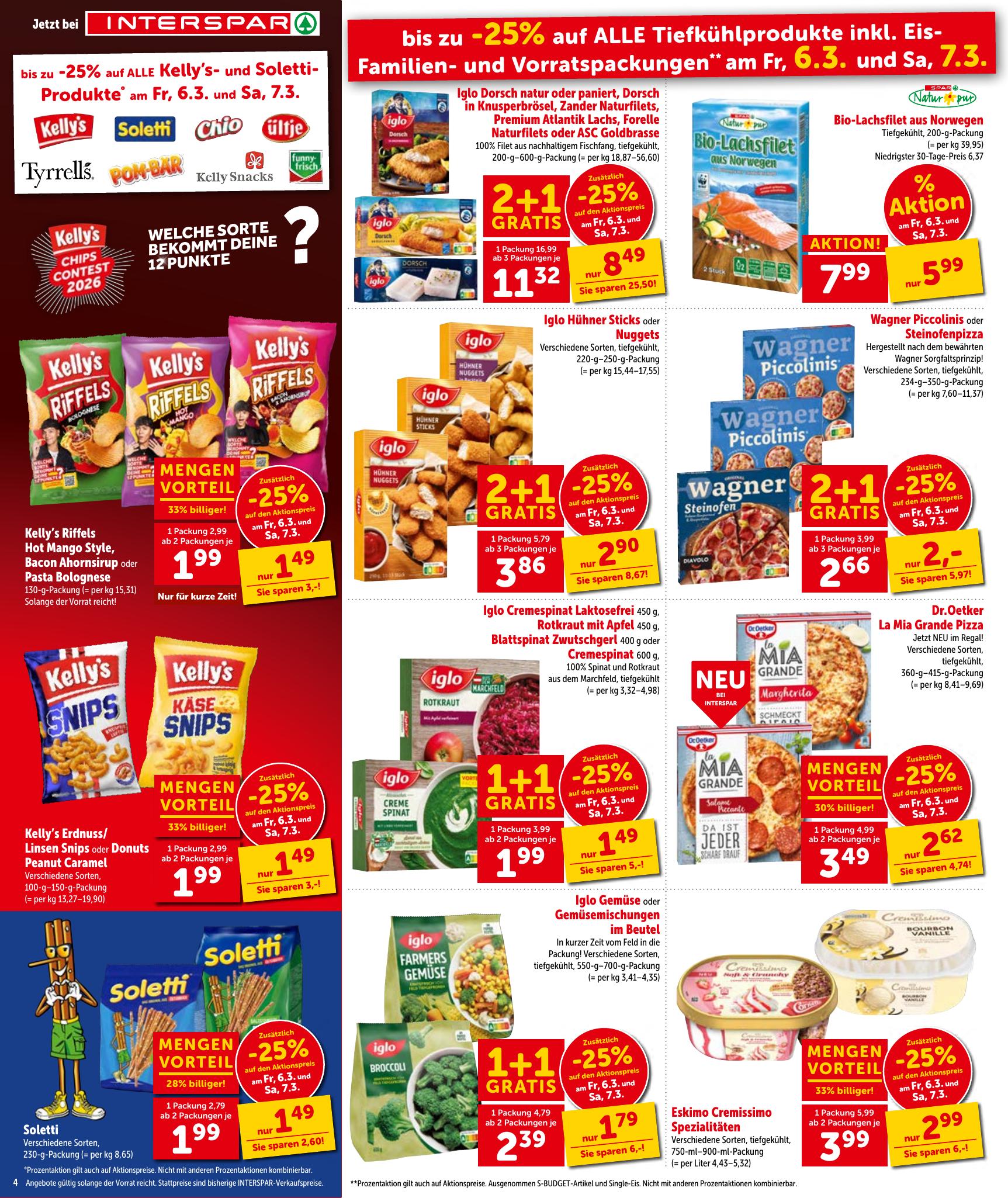 Interspar flyer page