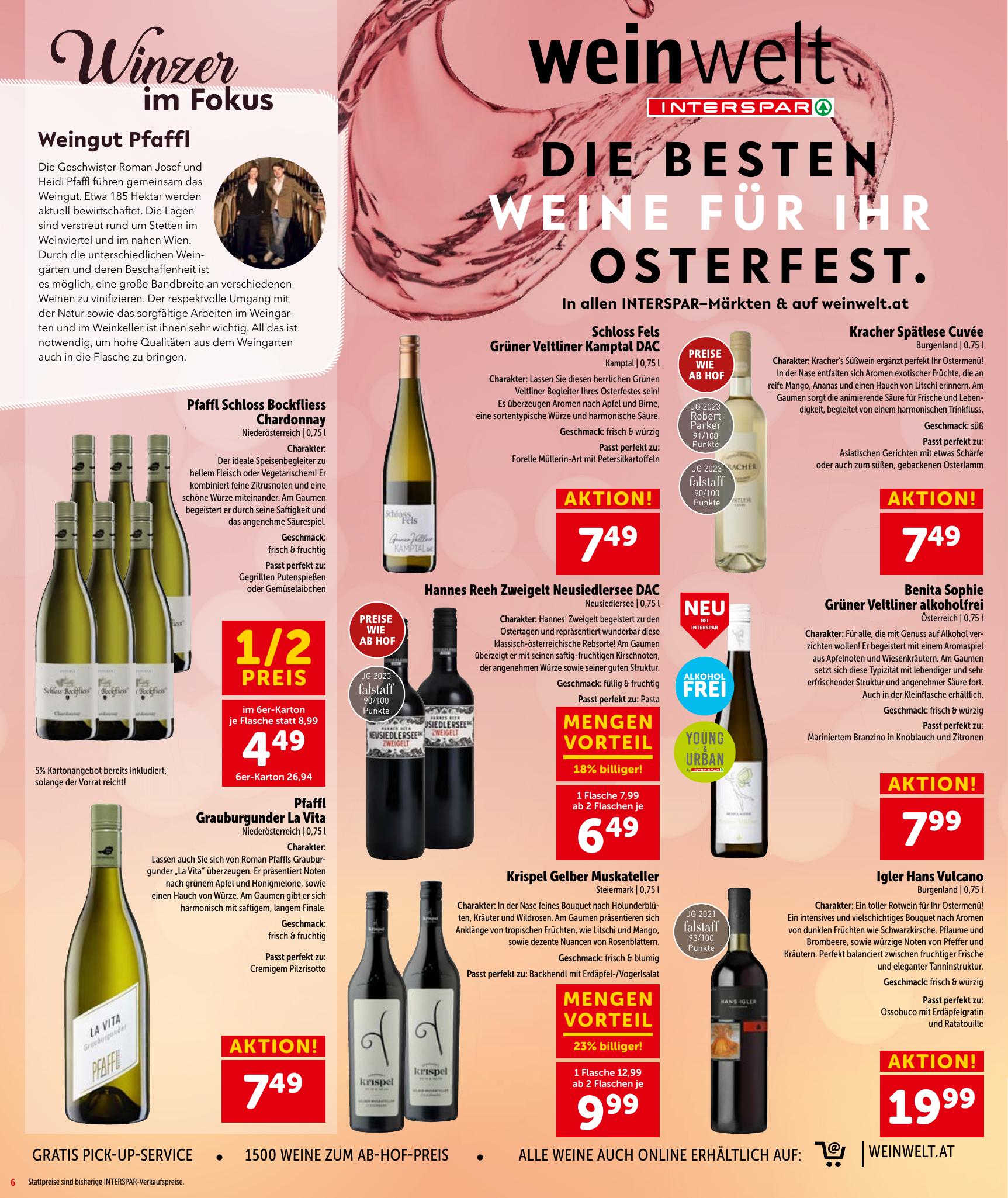 Interspar flyer page
