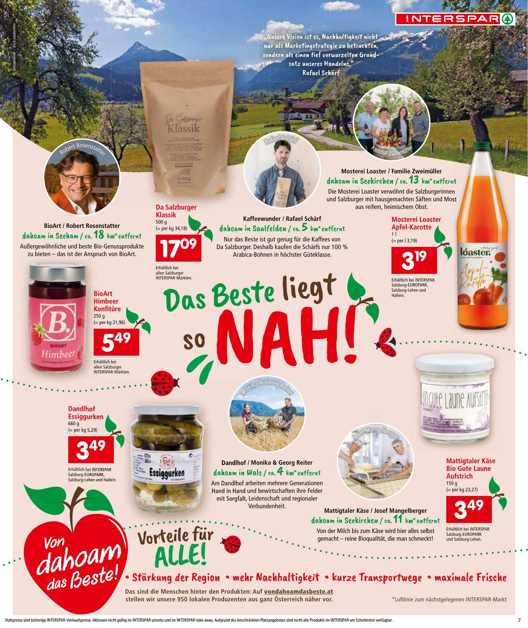 Interspar flyer page