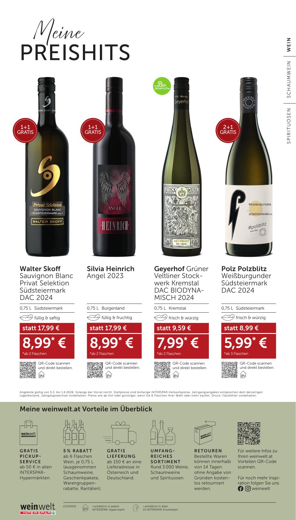 Interspar Katalog flyer page