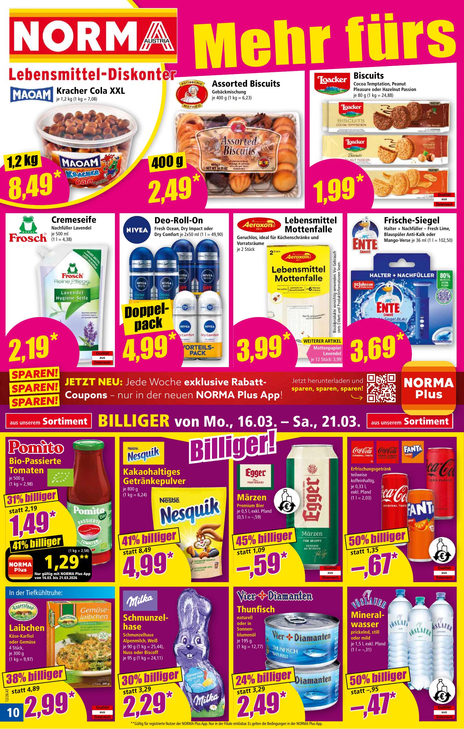 Norma flyer page