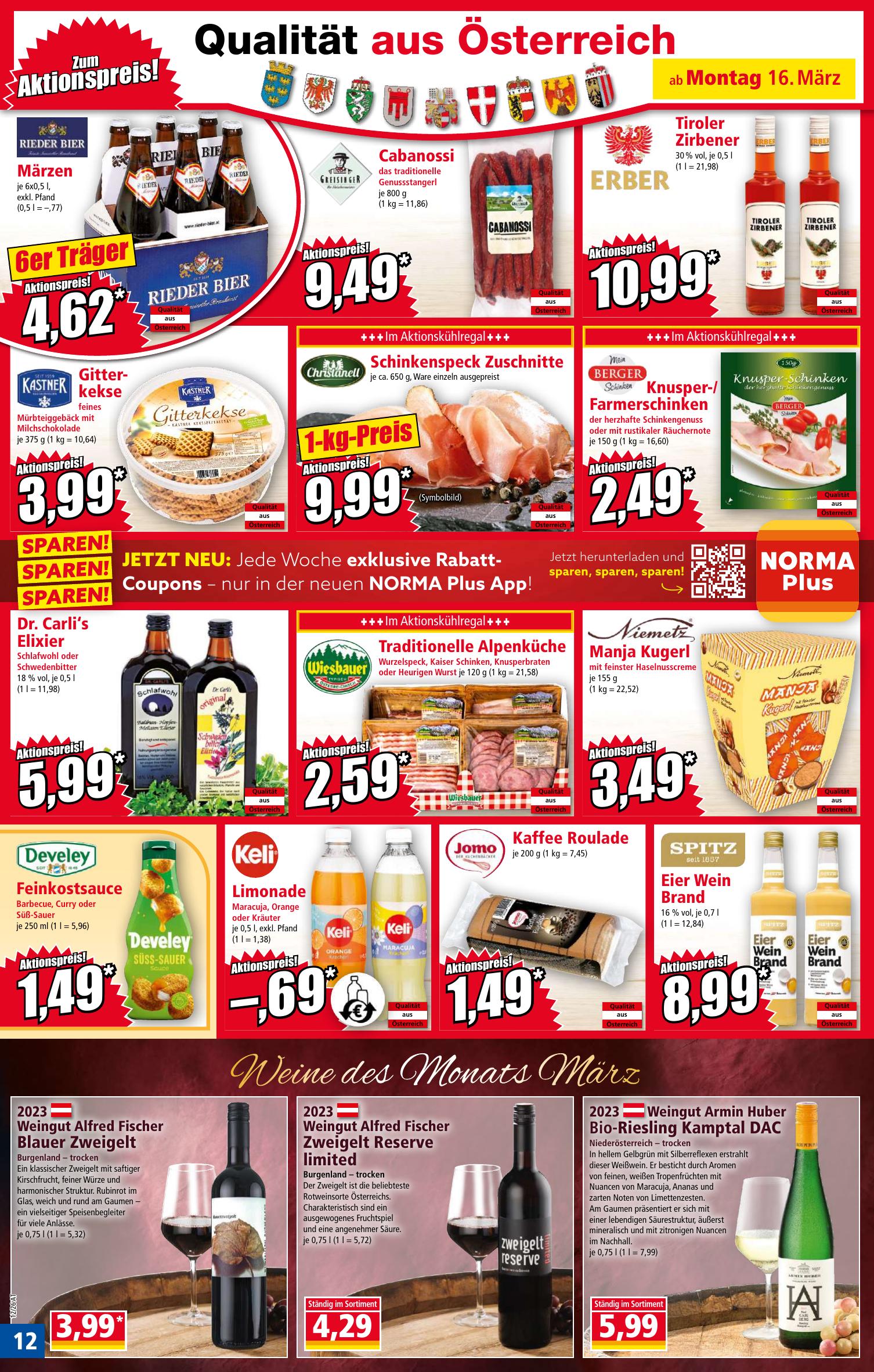 Norma flyer page