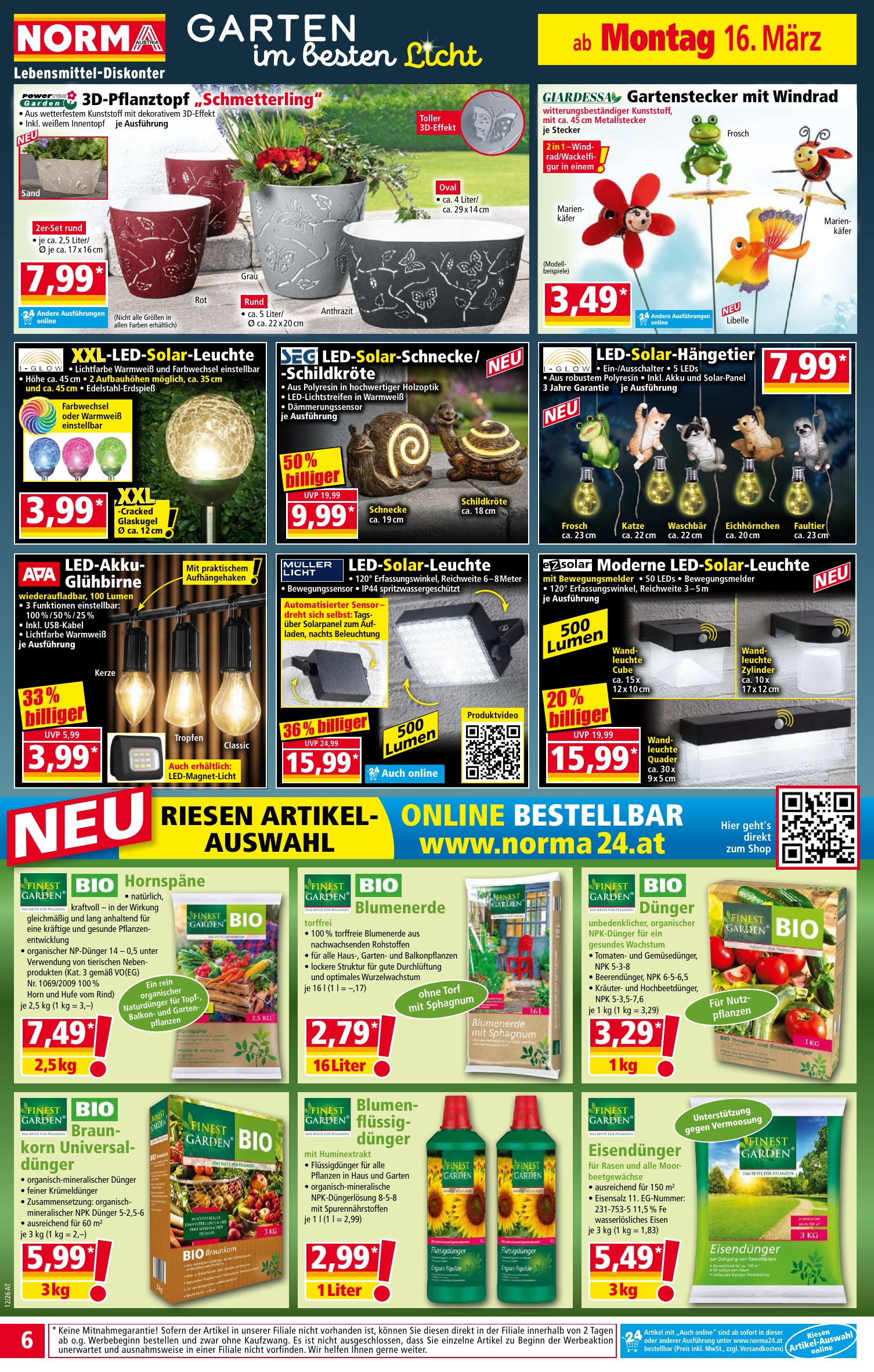 Norma flyer page
