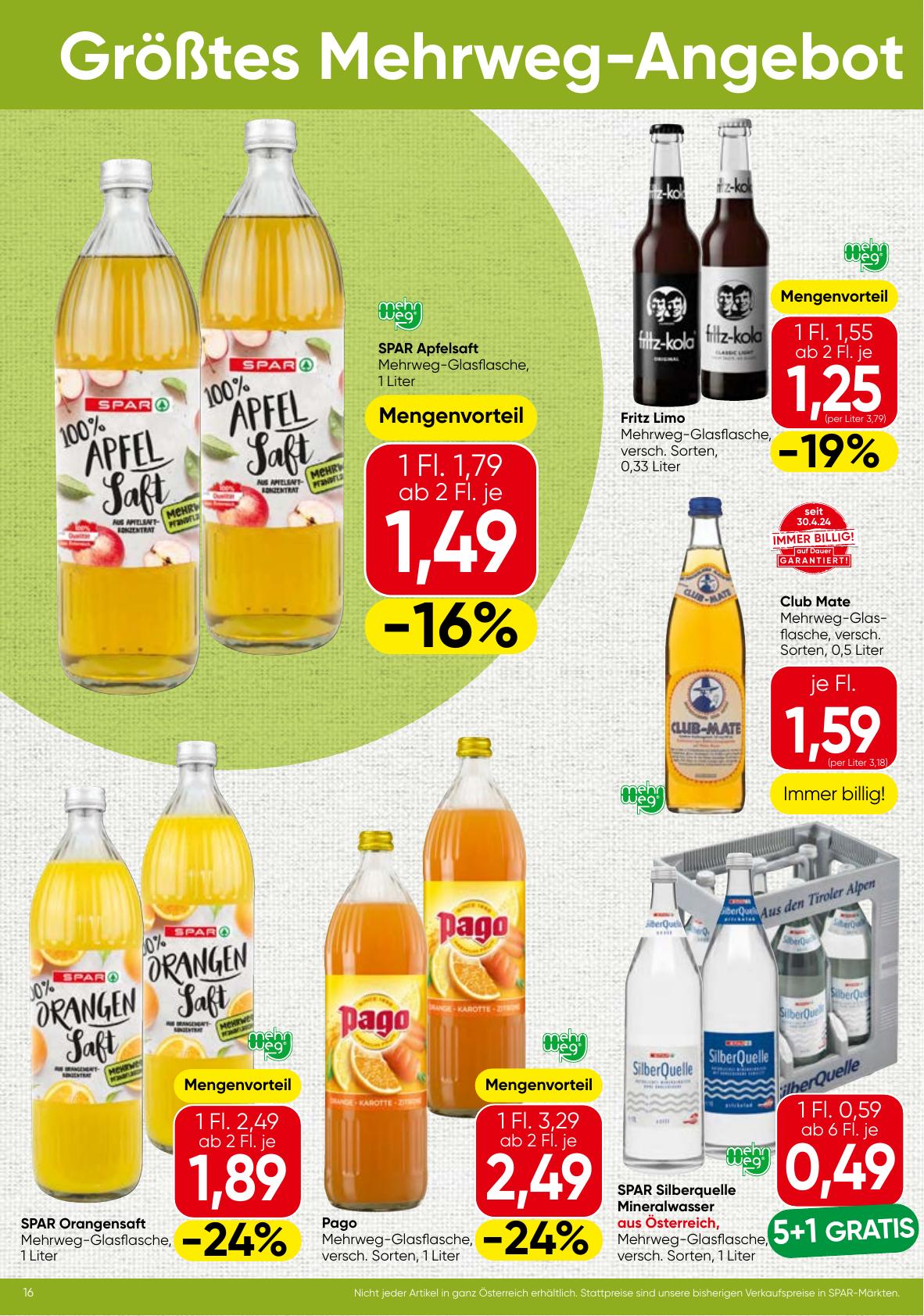 Spar flyer page