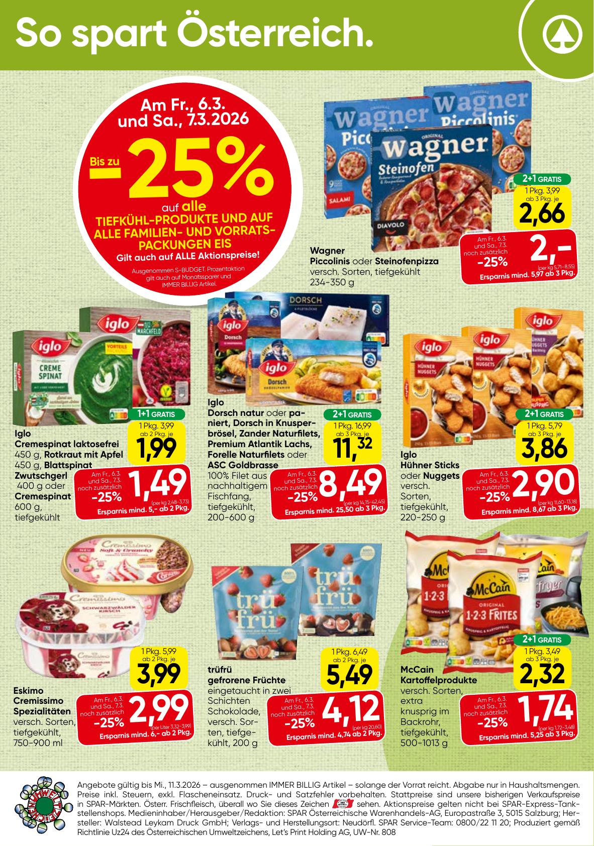 Spar flyer page