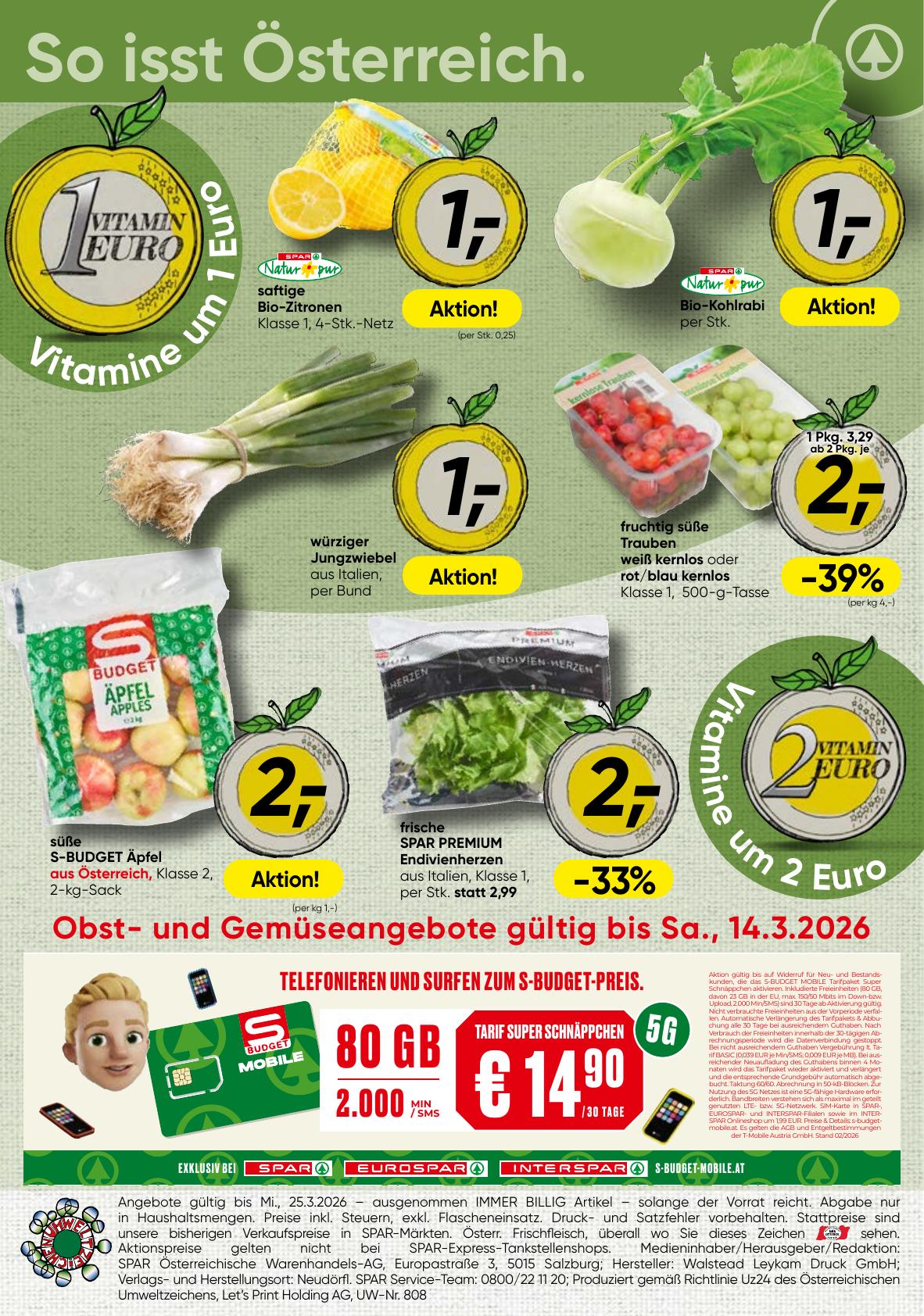 Spar flyer page